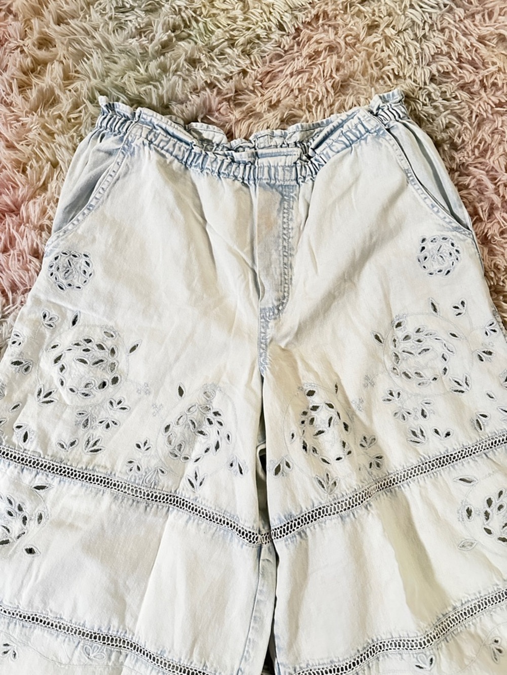 NWT We The Free Day Break Pull On Jeans Size Medium - Picture 5 of 10